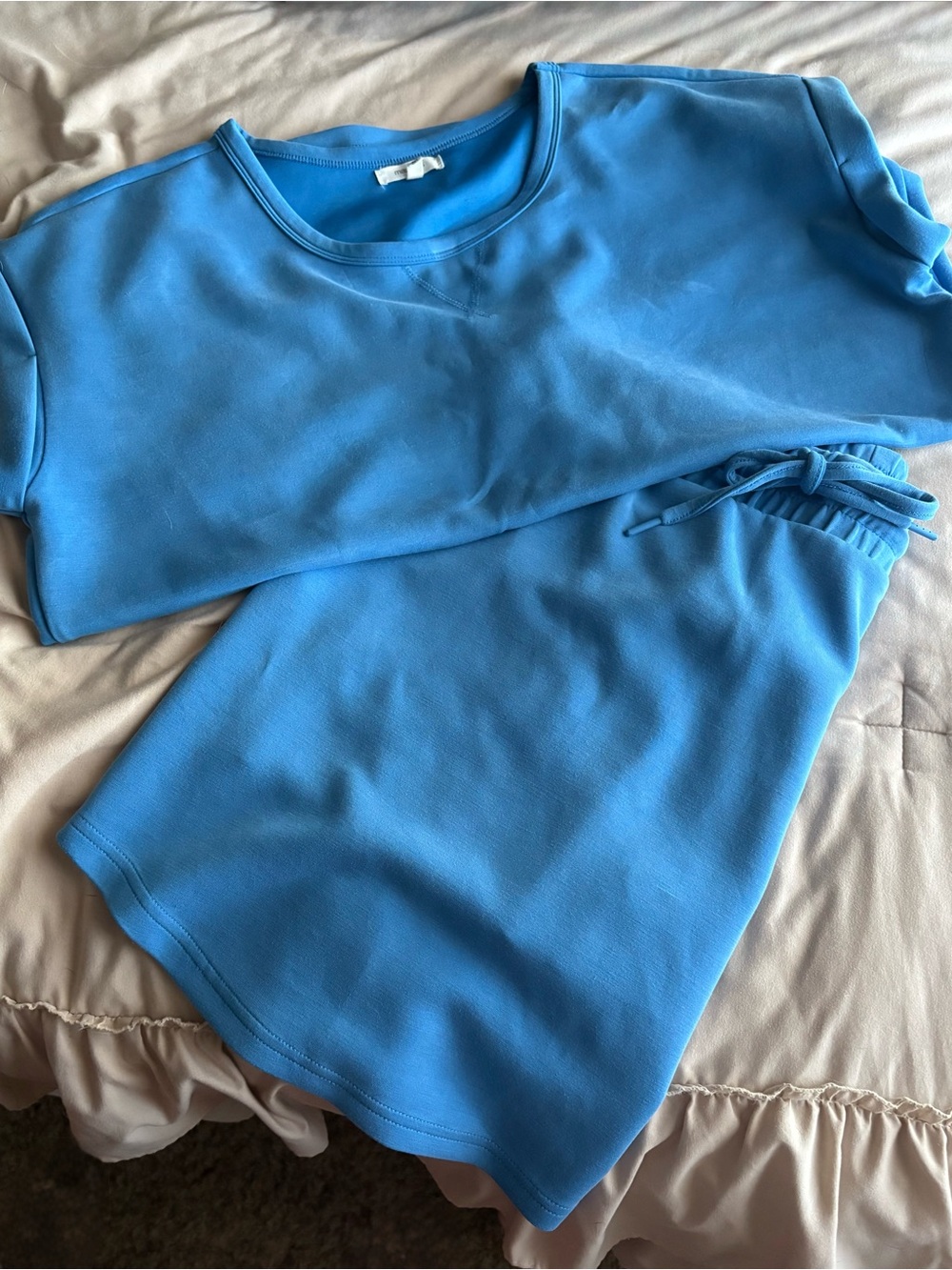 Maurices Bright Blue Skirt Set